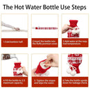 Warmies Hot Water Bottle Hot Water Bag with Soft Removable Cover Extra Long