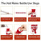 Warmies Hot Water Bottle Hot Water Bag with Soft Removable Cover Extra Long