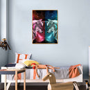 5D Diamond Painting Kit DIY Starry Wolves Full Round Drill Mosaic Wall Picture