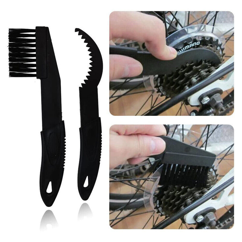 3pcs/Set Mountain Bicycle Chain Cleaner Kits Bike Brushes Scrubber Washer Tools