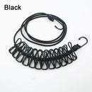 Rope Portable Travel Hanger Elastic Clothesline 12 Spring Clips Drying Rack