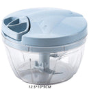 Manual Meat Grinder Food Chopper Mincer Fruit Vegetable Nut Shredder (Blue)