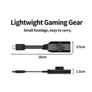 GS3 7.1 Channel Sound Card Adapter External USB Audio 3.5mm Headset for PC
