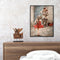 Frameless Oil Paint By Numbers DIY Street Old People Picture Craft Kit for Home