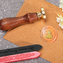 25mm Fire Lacquer Sealing Wax with Handle Copper Animal Wax Stamp (DW24)