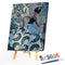DIY Canvas Digital Oil Picture Big Dress Girl Paint by Number Home Picture Decor