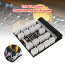 12V ATX 17x 6Pin Power Supply Breakout Board Adapter Converter for ETH BTC Newly