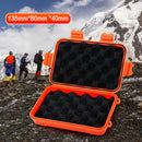 Outdoor Waterproof Sealed Case Dustproof EDC Tools Storage Box (Orange) Newly