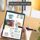 For UHB Pencil 3 Pen Case Tablet Stylus Soft Cover with Nib Sleeve (Black) Newly