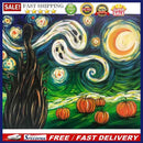 5D DIY Starry Night Full Round Drill Diamond Painting Craft Rhinestone Draw