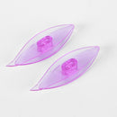 2pcs Plastic Tatting Shuttle Hand Tool for Lace Making DIY Craft(Purple) Newly