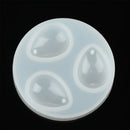 Handmade Diamond Water Drop Shape Silicone Mold Crystal Necklace Pendant Mould