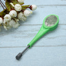 Healthy Silicone Tea Strainers Filters Infuser Filtering Tools (Green) Newly