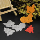 Christmas Tree Cat Cutting Die Stencil DIY Scrapbooking Album Craft Card-164939