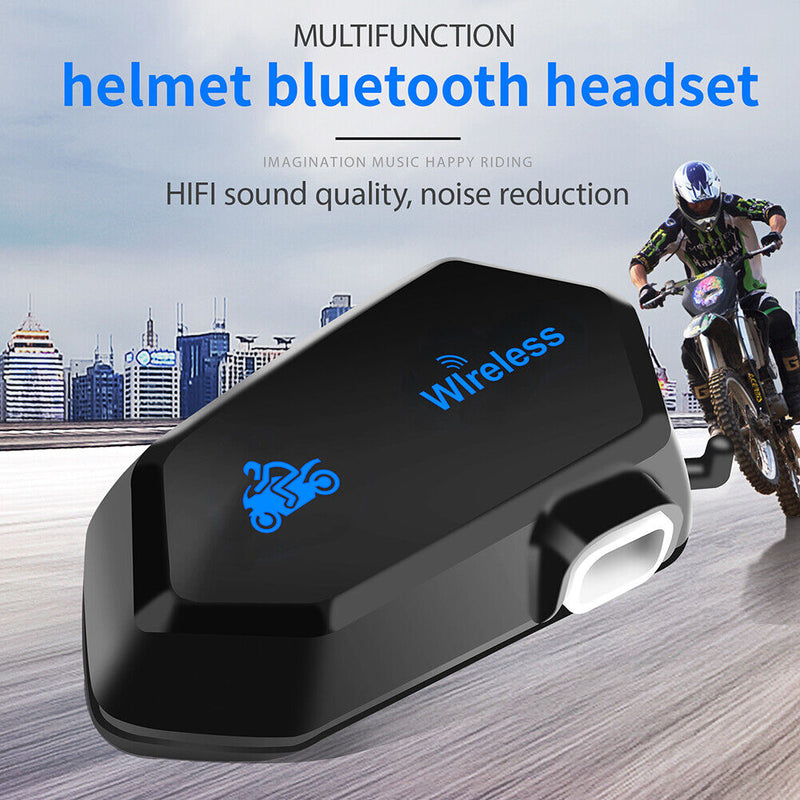 M01 Motorcycle Wireless Headset Bluetooth-compatible Earphone for Helmet Newly