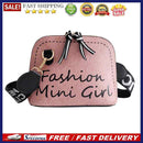 Women PU Leather Messenger Bags Girls Wide Shoulder Crossbody Bag Phone Purse