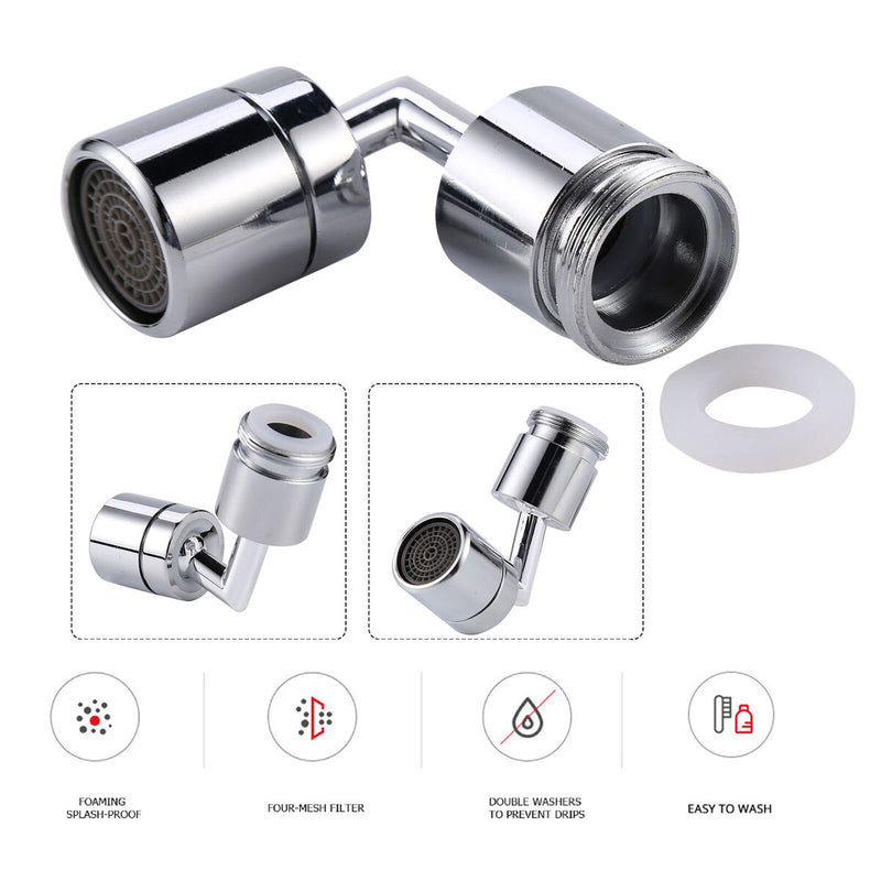 Universal Rotatable Filter Faucet Water Saving Anti-Splash Leakproof Tap Head