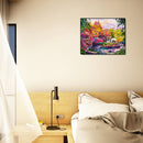 Hand Painted DIY Painting By Numbers Kits Animals Oil Canvas Mural Arts Craft