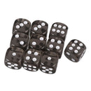 Party 6 Sided Gift Board Game Dices Entertainment Acrylic Transparent Dice