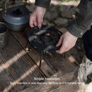 ShineTrip Outdoor Furnace Insulation Mat Pad Camping Stove Heat Shield (B)