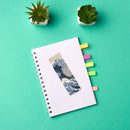 14CT Wave Counted Bookmark Cross Stitch Set Double Side Embroidery Tassel