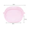 Silicone Air Fryer Liner Reusable Oven Baking BBQ Fryer Pan Mat (Pink)