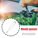 Portable Fish Mouth Spreader 7 inch Stainless Steel Fish Mouth Opener (A) Newly