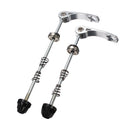 Pair Bike Bicycle Cycling Wheel Hub Skewers Quick Release Bolt sliver