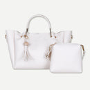 2pcs/set Casual Women Crossbody Top-handle Bags Solid Color Shoulder Handbags