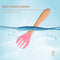Baby Wooden Silicone Feeding Spoon Toddlers BPA-free Tableware (14) Newly