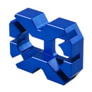 BIKERSAY Bicycle Spoke Nipple Wrench Key Spanner 6 Way Bike Repair Tools (Blue)