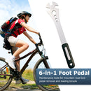 6"" 1 Multifunctional Mountain Road Bicycle Lock Foot Pedal Repair Wrench Tools