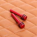 2pcs Universal Aluminum Interior Door Lock Knob Pins for Car Truck (Red) Newly