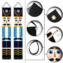 Christmas Nutcracker Soldier Banner Merry Christmas Decorations for Outdoor