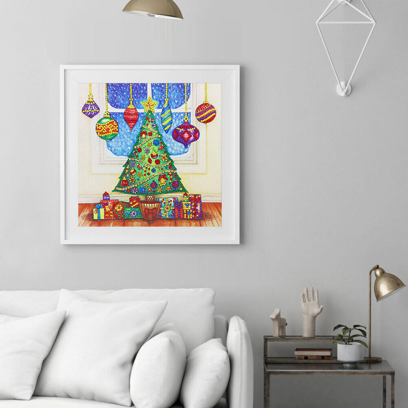 5D DIY Special Shaped Diamond Painting Christmas Tree Embroidery Craft Kits