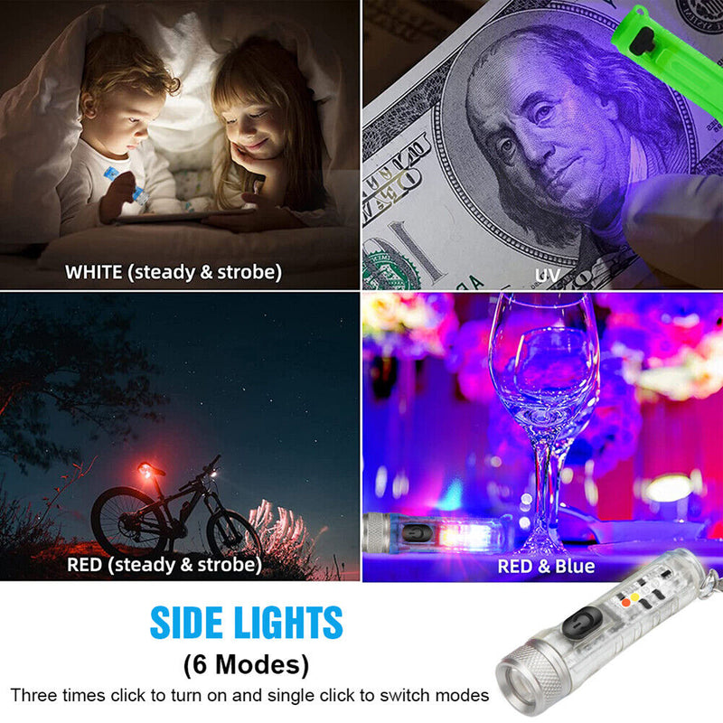 Ultralight Small LED Flashlight Waterproof Portable Pocket Light for Emerge