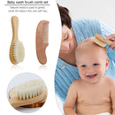2Pcs Baby Shampoo Bath Brush Bath Rub Toiletries Comb Care Set Wool Brush Newly