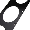 2pcs Universal Car Rear Bumper Race Air Diversion Diffuser Panels (Black)