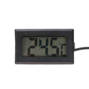 Waterproof Electronic Digital LCD Pet Aquarium Thermometer w/ Probe(Black)
