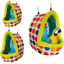 Hanging Thick Plush Parrot Tent Pet Hammock Bird Nest Cage Hamster Sleep Bag
