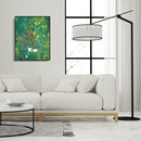 DIY Digital Oil Painting By Numbers Green Flower Color Drawing Plant Picture Kit