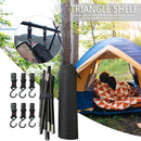 Hanging Rack Outdoor Camp Clothes Sundry Storage Hanger Triangle Shelf (L) Newly