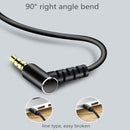 Microphone L Cord Volume Control 3.5mm Audio Cable Headphones Male to Male Aux