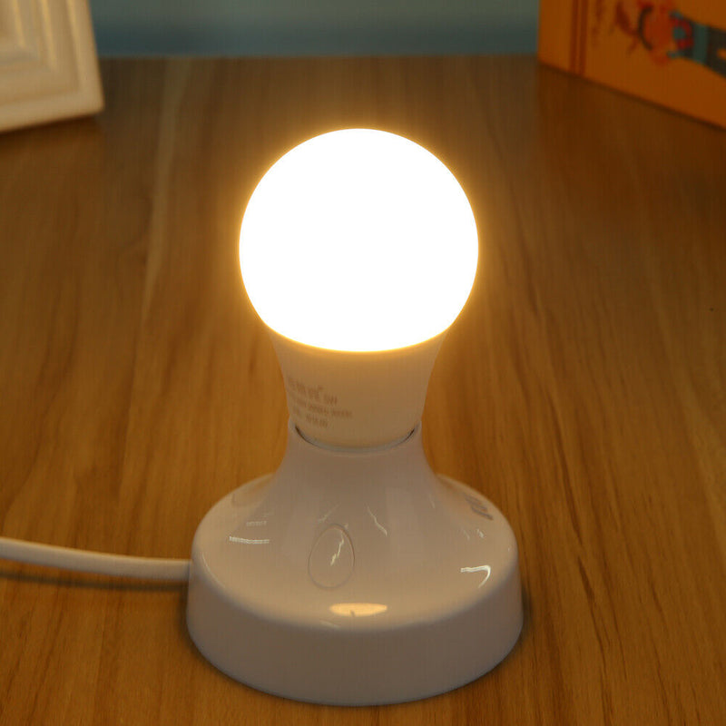 E27 Wireless Remote Control Lamp Holder 85-285V Light Base Socket EU Plug