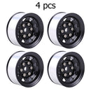 Heavy Duty Aluminum Beadlock Wheel Rims Accessories for RC Crawler Car Toys