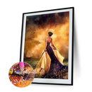 5D DIY American Woman Full Round Drill Diamond Painting Kit Rhinestone