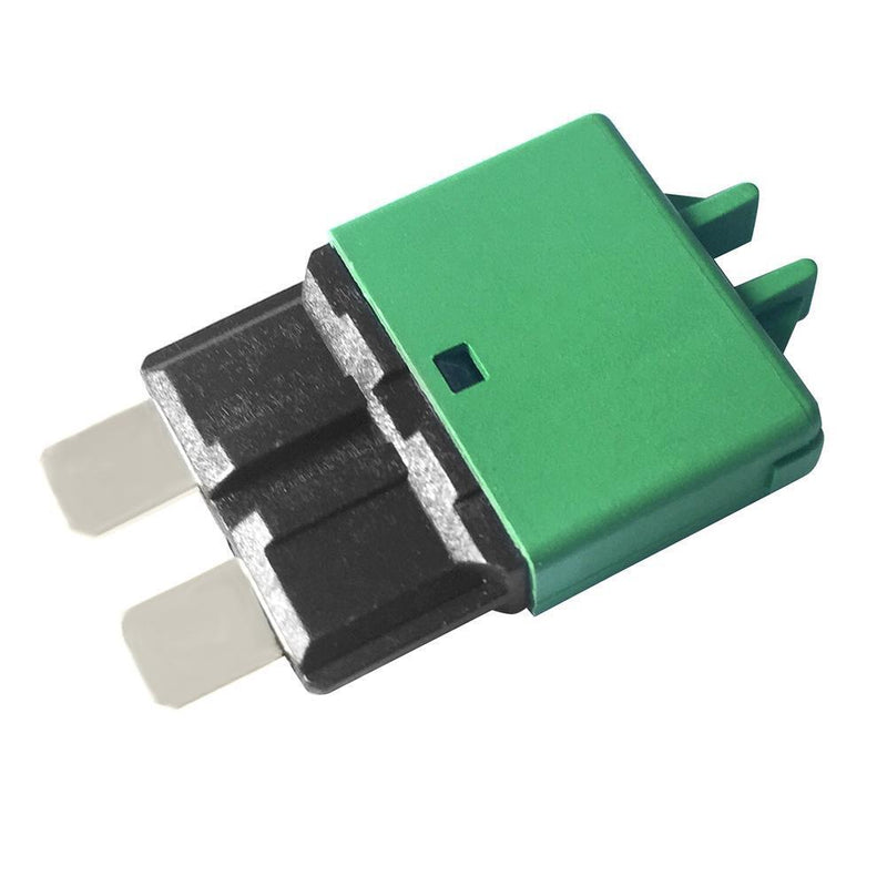 DC32V Manual Reset ATC Circuit Breaker Blade Fuse for Car Boat(30A Green)