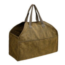 Camping Package Log Storage Holder Canvas Firewood Carrier Bag Log Tote Bag