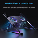Laptop Cooling Pad with 2 Detachable Fans for 10-17.3 inch Laptop (Grey) Newly