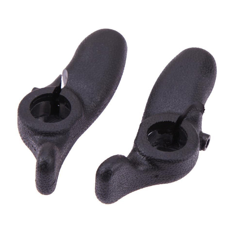 Black 2Pcs Outdoor Mountain Bicycle Cycling Handle Bar End Security Grips